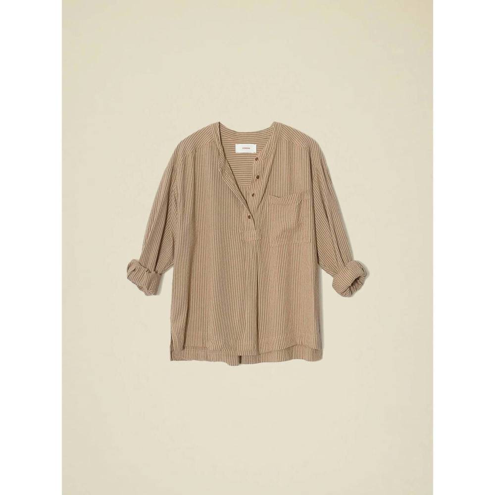NEW XIRENA makenzie shirt in fawn stripe - Picture 6 of 7